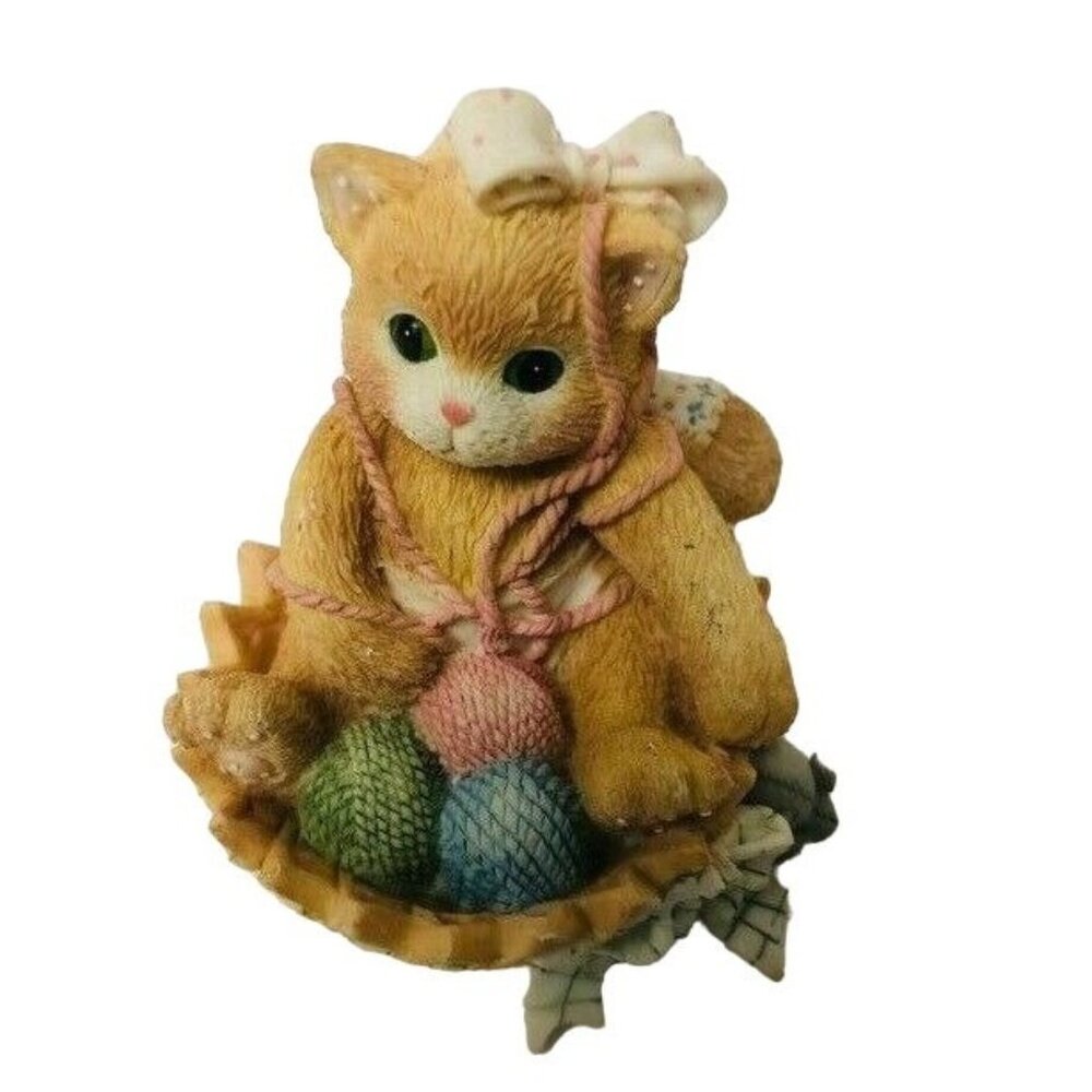 Vintage Calico Kittens Cats  A Little Litter of Blessings‎ Pricilla Hillman 1995